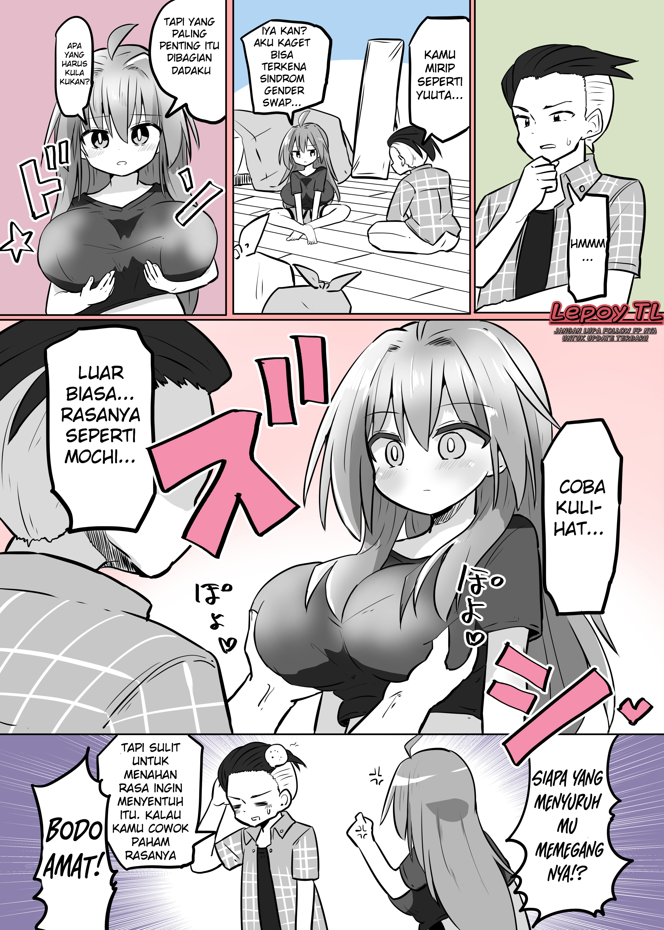 TS Shita Kedo Mune ga Deka Sugiru Chapter 2 - halaman 1