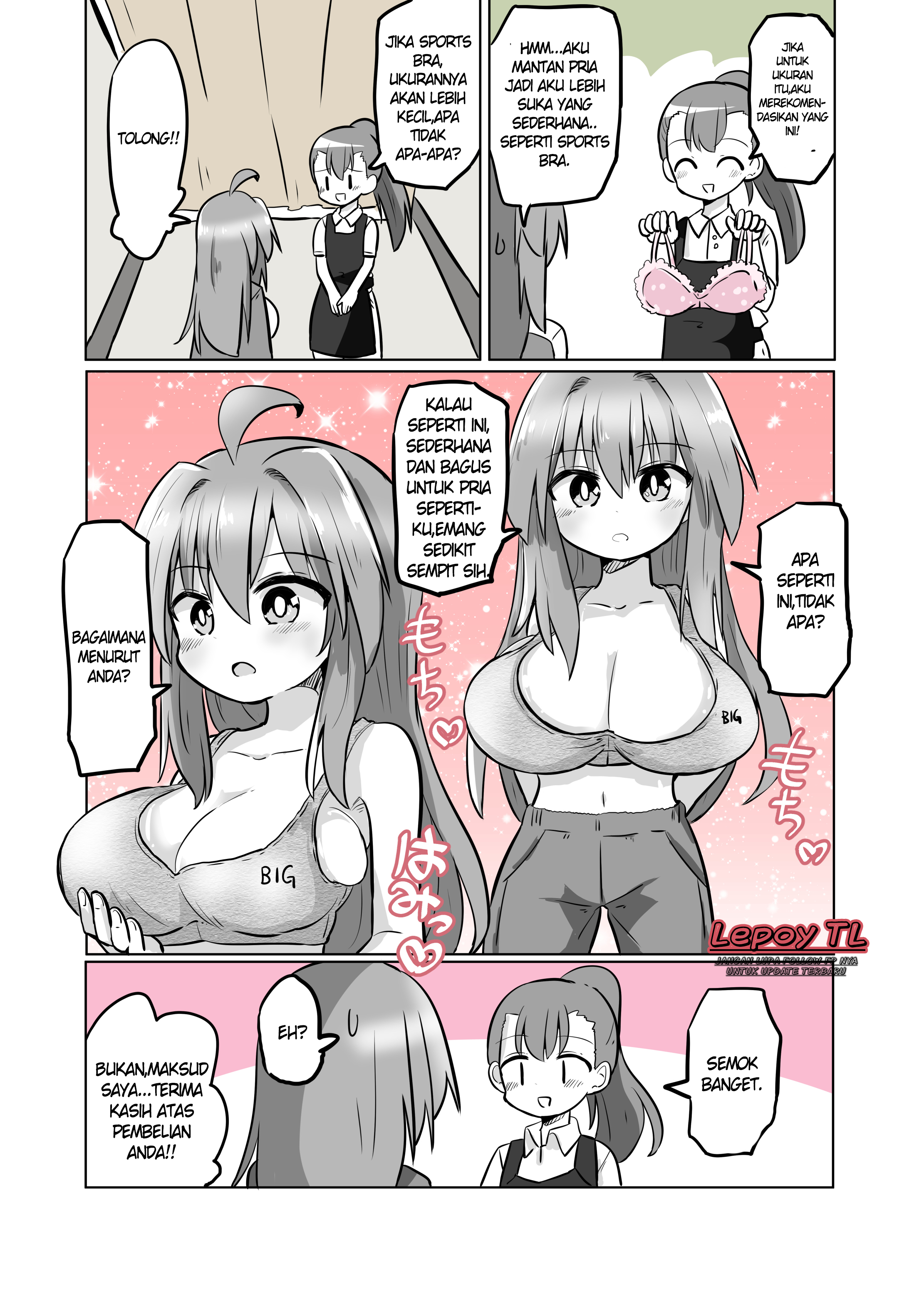 TS Shita Kedo Mune ga Deka Sugiru Chapter 7 - halaman 1