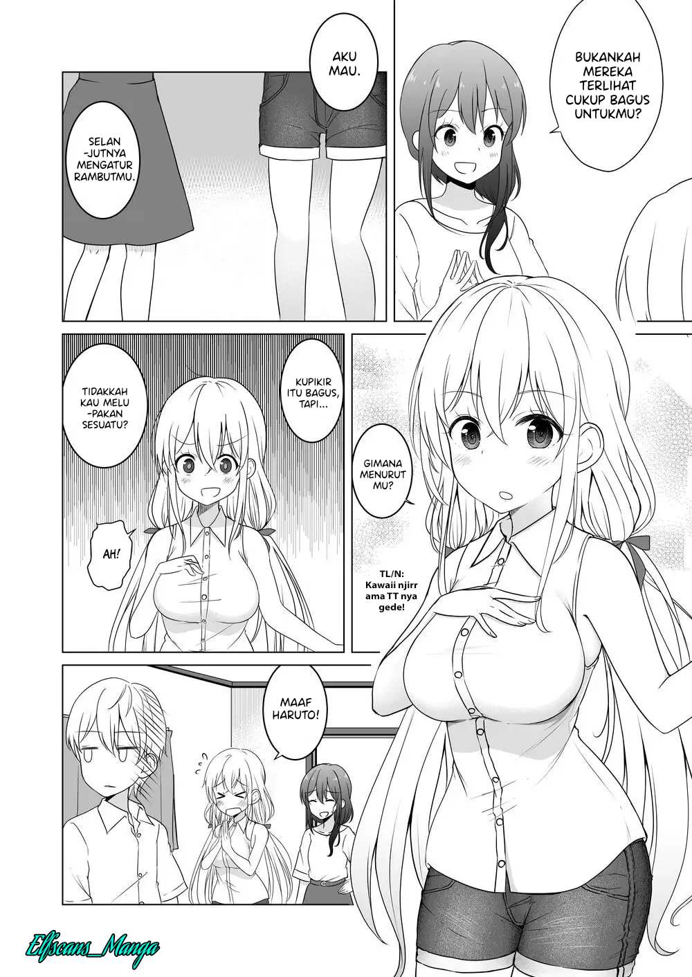 TS Suki na Danshi ga TS shita kara Zenryoku de Risou no TS-kko wo Enjiru Yatsu Chapter 13 - halaman 5