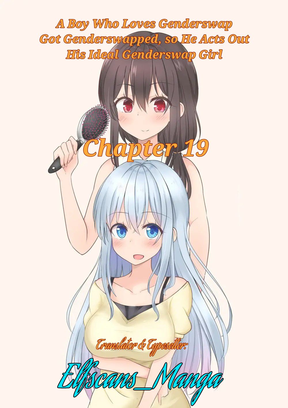 TS Suki na Danshi ga TS shita kara Zenryoku de Risou no TS-kko wo Enjiru Yatsu Chapter 19 - halaman 1