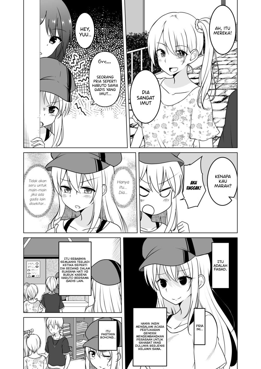 TS Suki na Danshi ga TS shita kara Zenryoku de Risou no TS-kko wo Enjiru Yatsu Chapter 23 - halaman 5