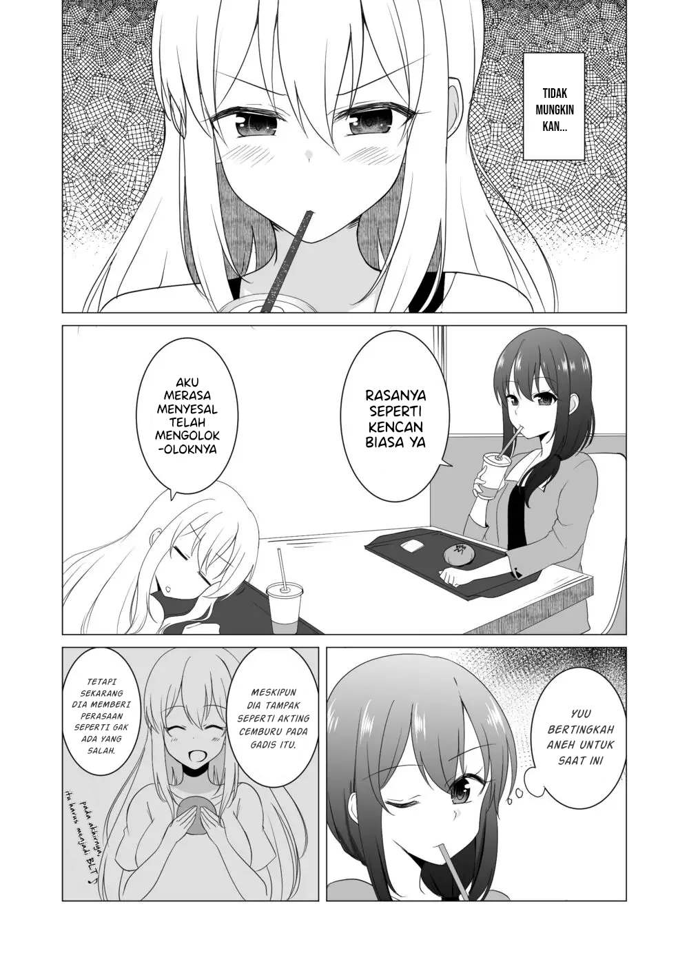 TS Suki na Danshi ga TS shita kara Zenryoku de Risou no TS-kko wo Enjiru Yatsu Chapter 24 - halaman 2