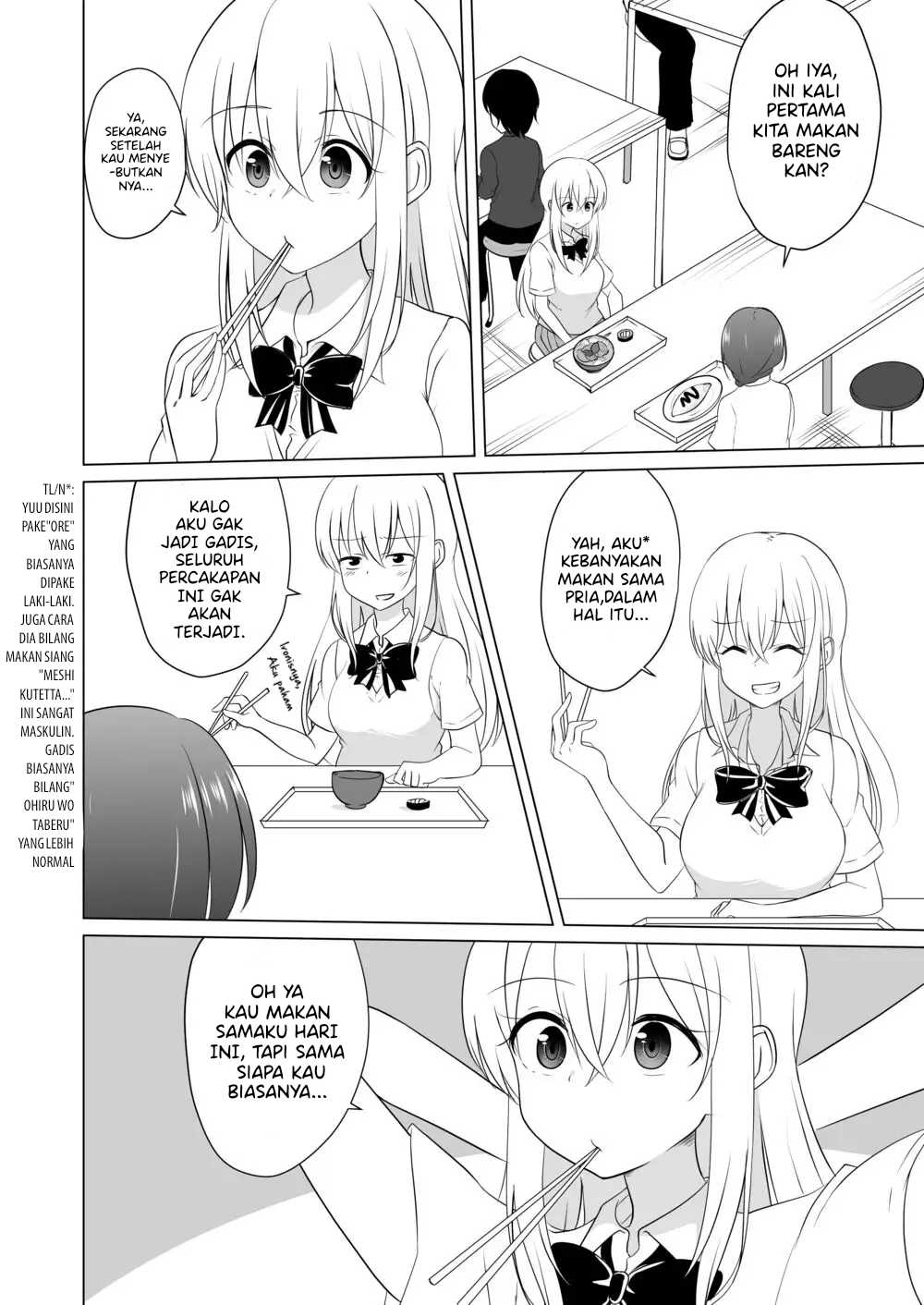 TS Suki na Danshi ga TS shita kara Zenryoku de Risou no TS-kko wo Enjiru Yatsu Chapter 27 - halaman 3