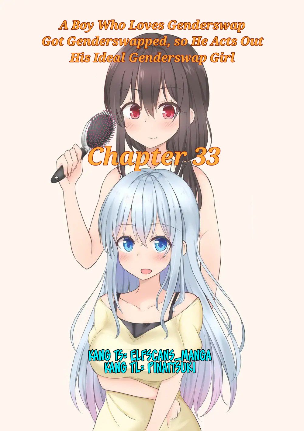 TS Suki na Danshi ga TS shita kara Zenryoku de Risou no TS-kko wo Enjiru Yatsu Chapter 33 - halaman 1