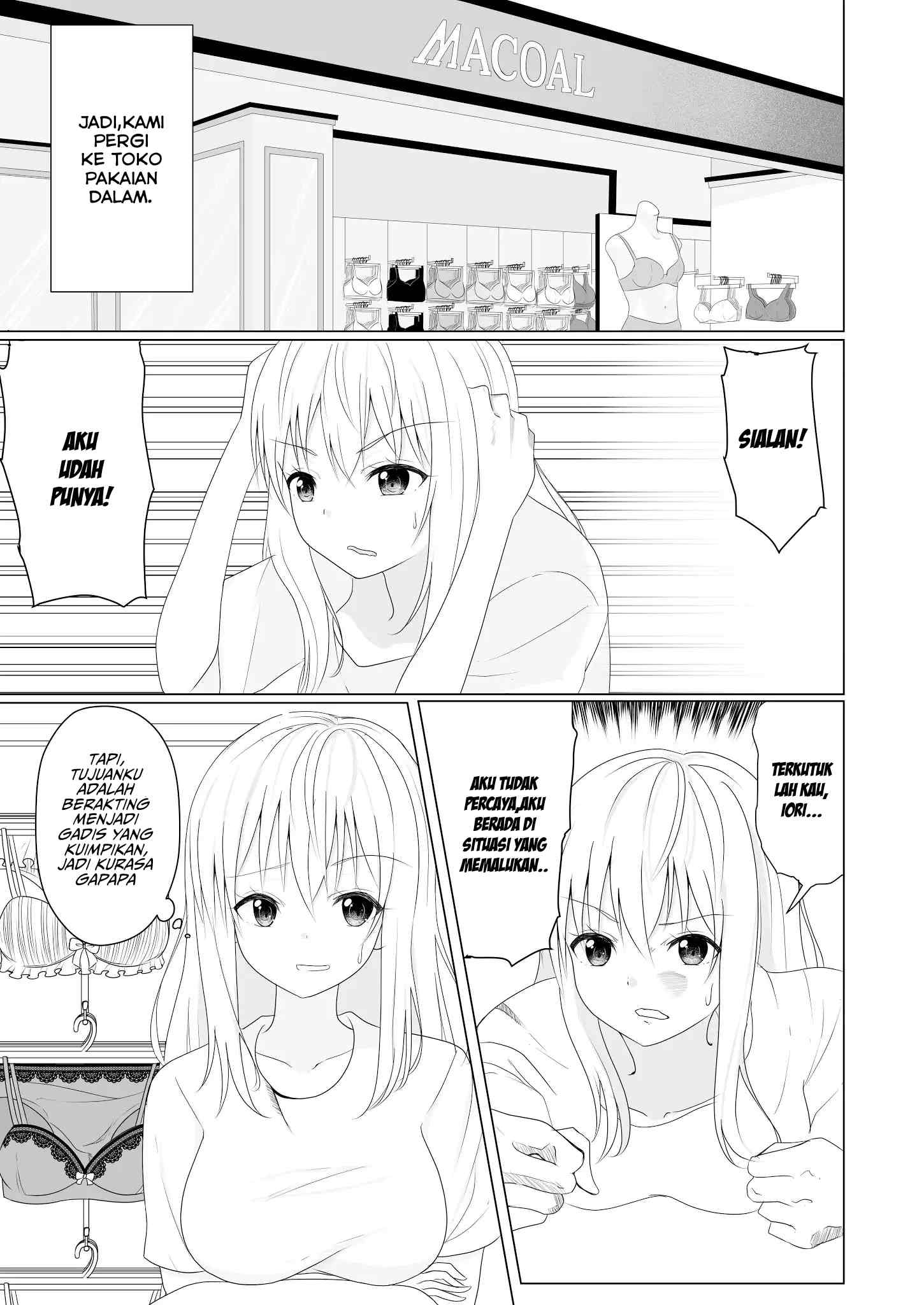 TS Suki na Danshi ga TS shita kara Zenryoku de Risou no TS-kko wo Enjiru Yatsu Chapter 4 - halaman 2
