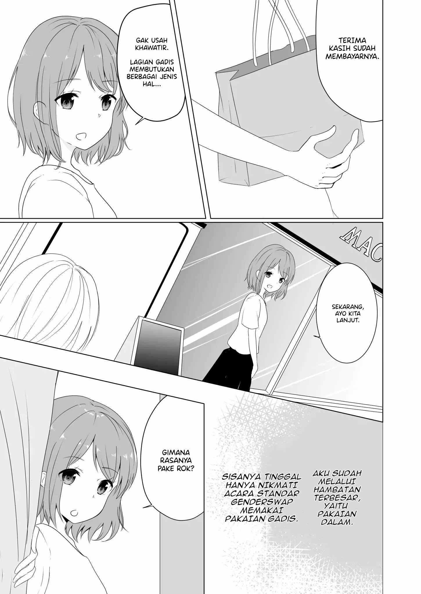 TS Suki na Danshi ga TS shita kara Zenryoku de Risou no TS-kko wo Enjiru Yatsu Chapter 6 - halaman 2