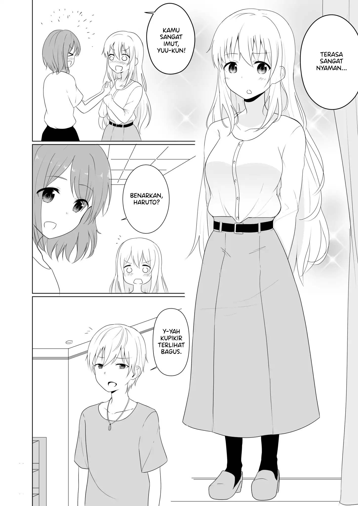 TS Suki na Danshi ga TS shita kara Zenryoku de Risou no TS-kko wo Enjiru Yatsu Chapter 6 - halaman 3