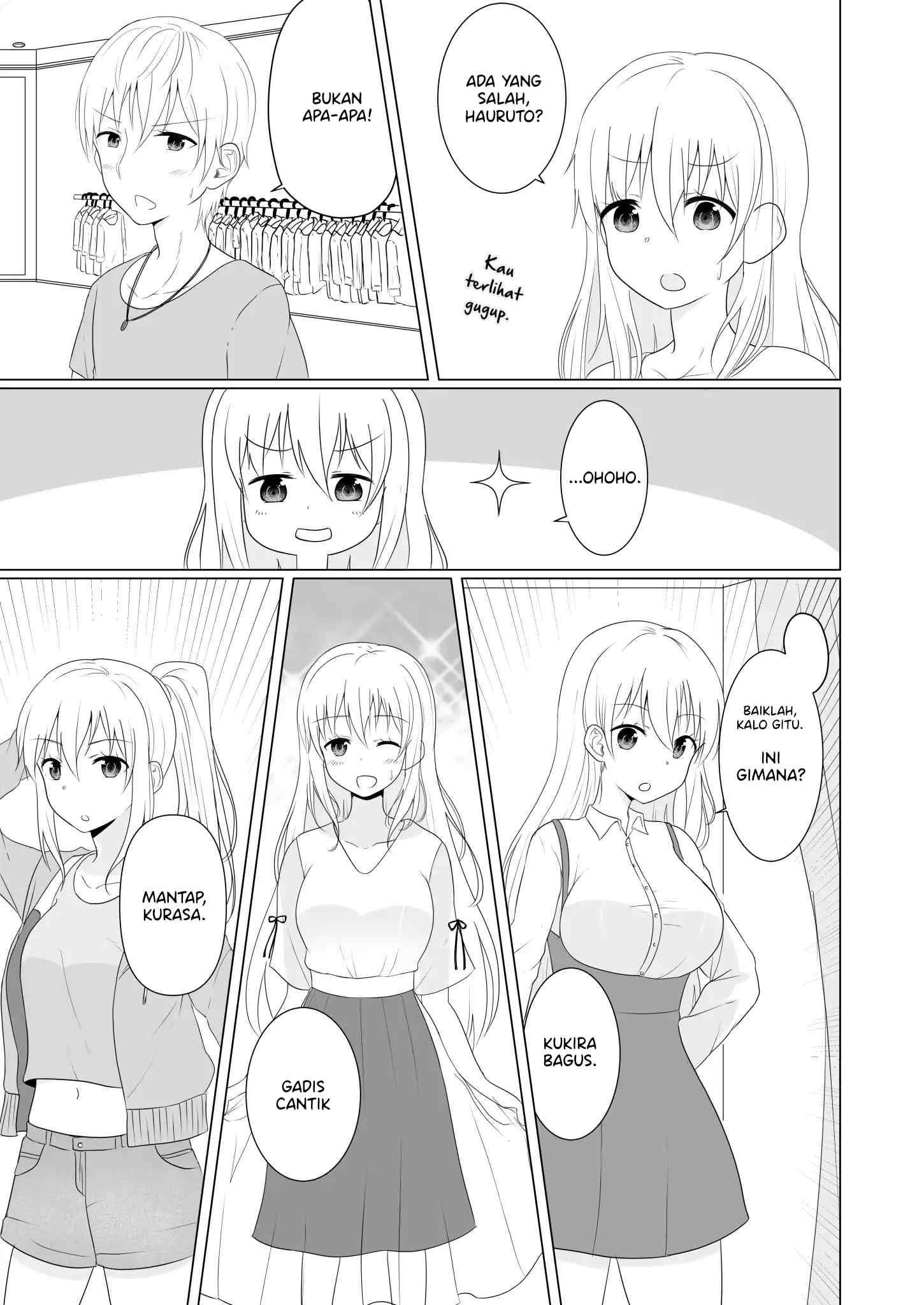TS Suki na Danshi ga TS shita kara Zenryoku de Risou no TS-kko wo Enjiru Yatsu Chapter 6 - halaman 4