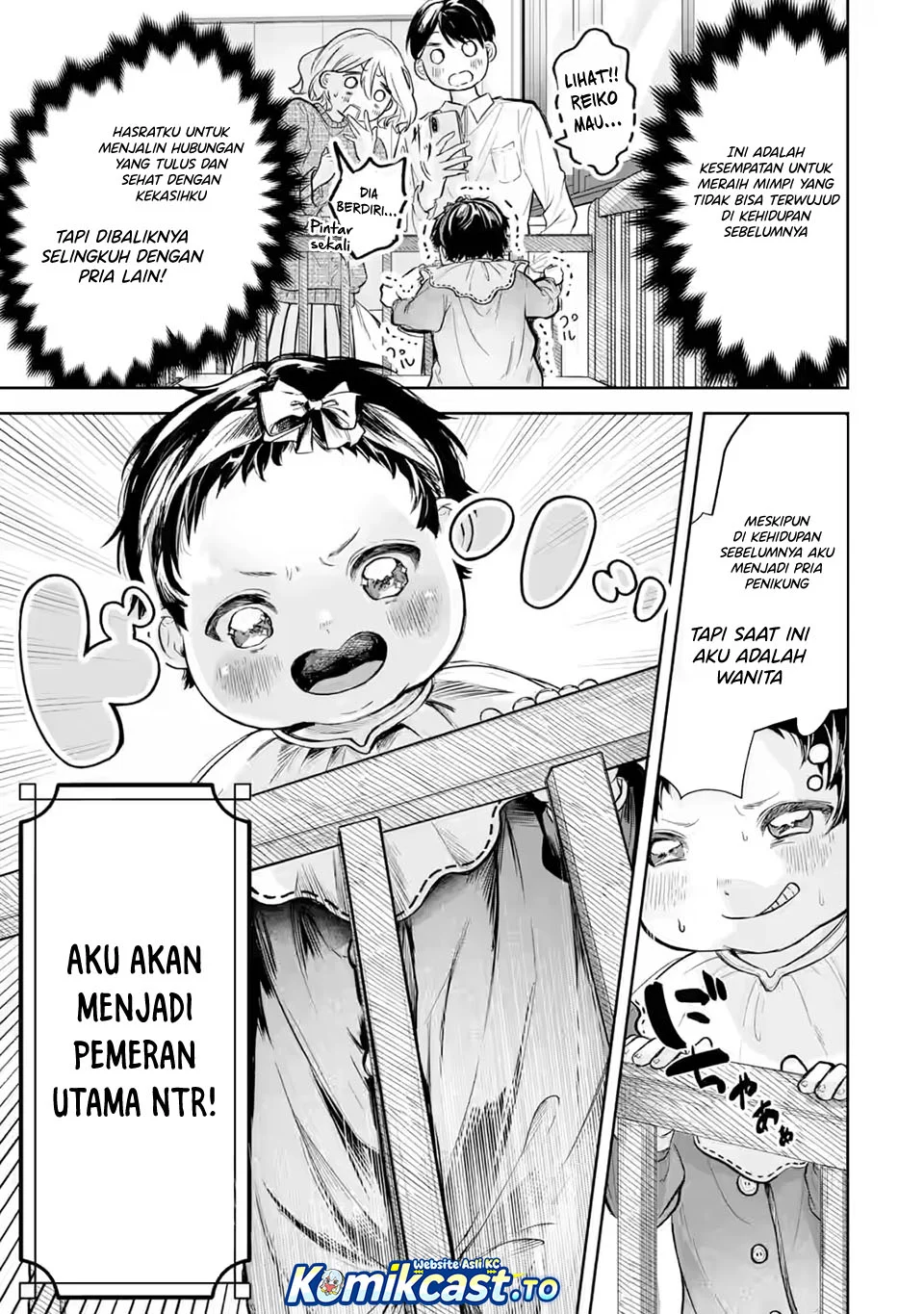 TS Tensei Bishoujo Neatora Reiko wa Netoraretai Chapter 1.1 - halaman 10