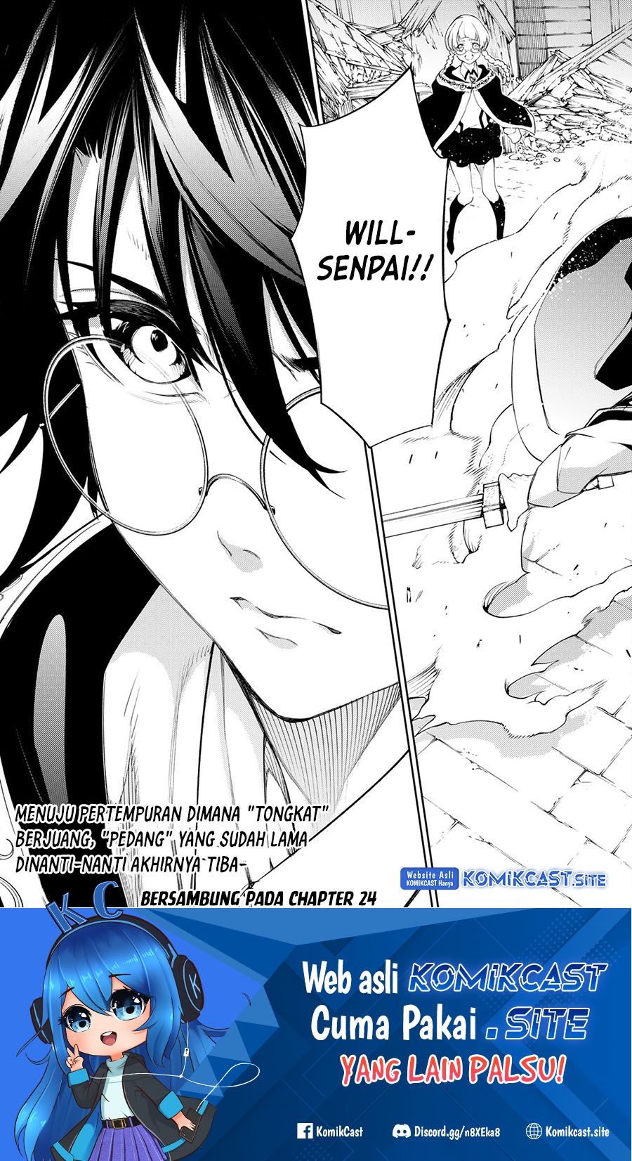Tsue to Tsurugi no Wistoria Chapter 23 - halaman 34