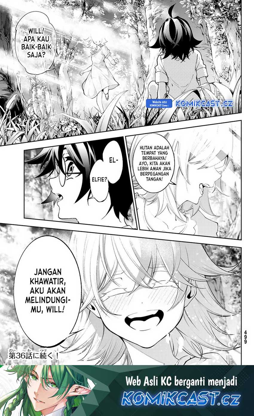 Tsue to Tsurugi no Wistoria Chapter 35 - halaman 40