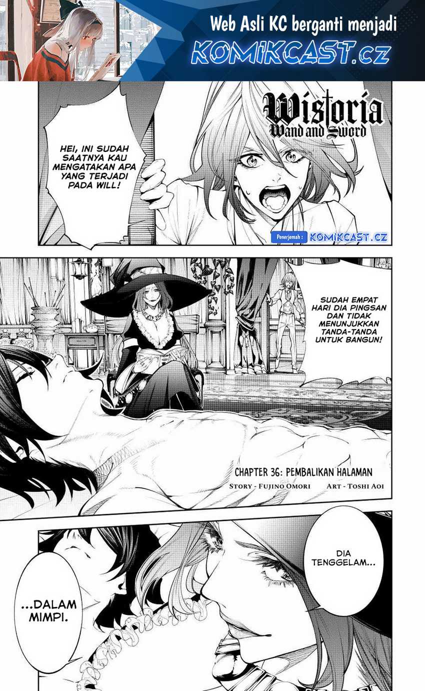 Tsue to Tsurugi no Wistoria Chapter 36 - halaman 2