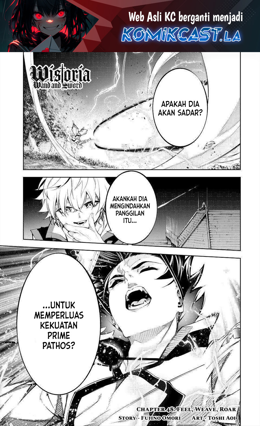 Tsue to Tsurugi no Wistoria Chapter 48 - halaman 2