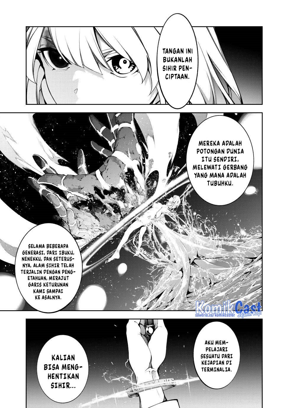 Tsue to Tsurugi no Wistoria Chapter 51 - halaman 35