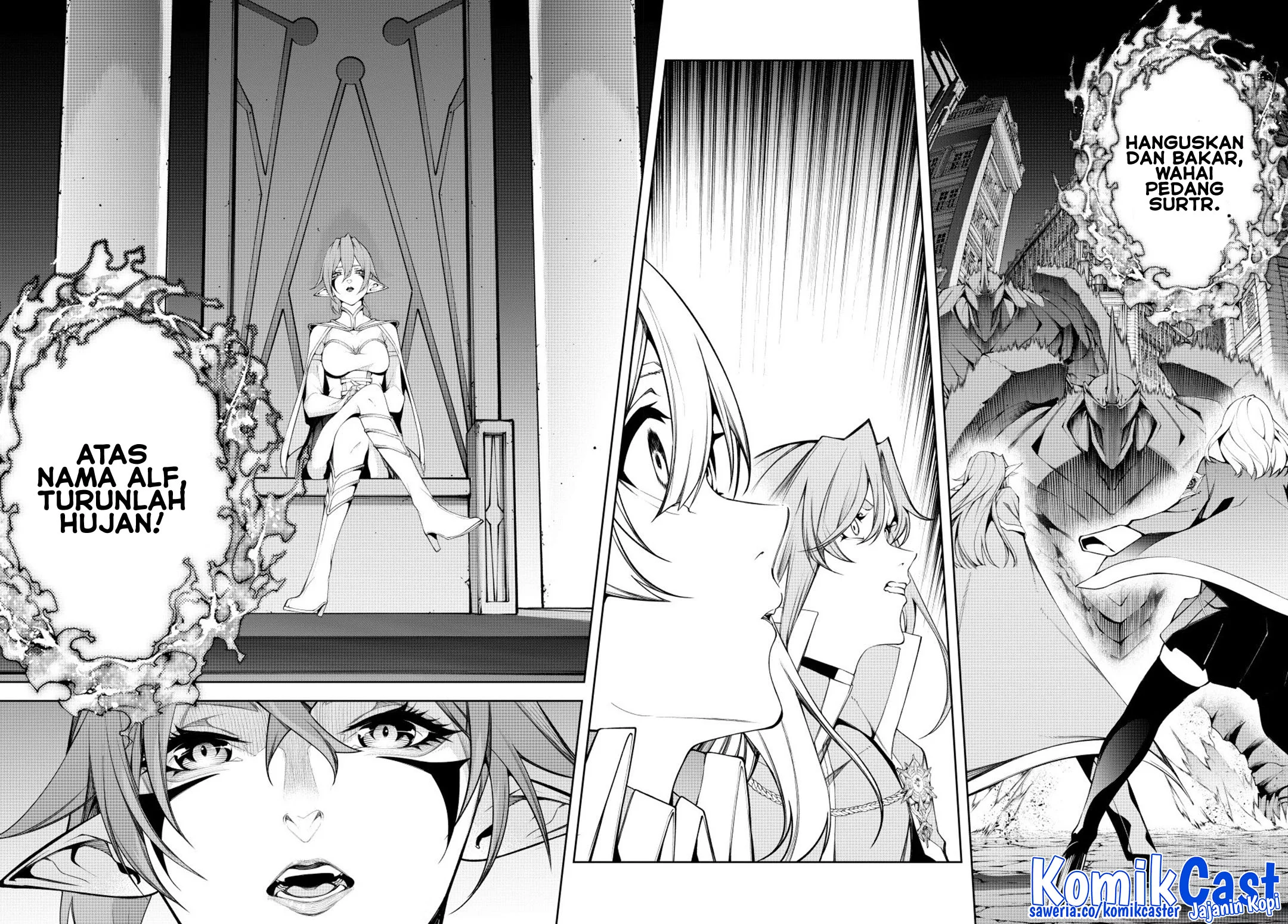 Tsue to Tsurugi no Wistoria Chapter 55 - halaman 19