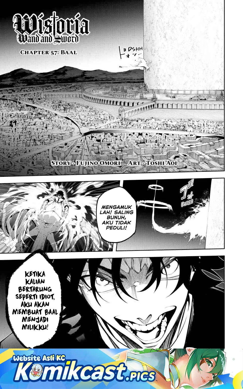 Tsue to Tsurugi no Wistoria Chapter 57 - halaman 1