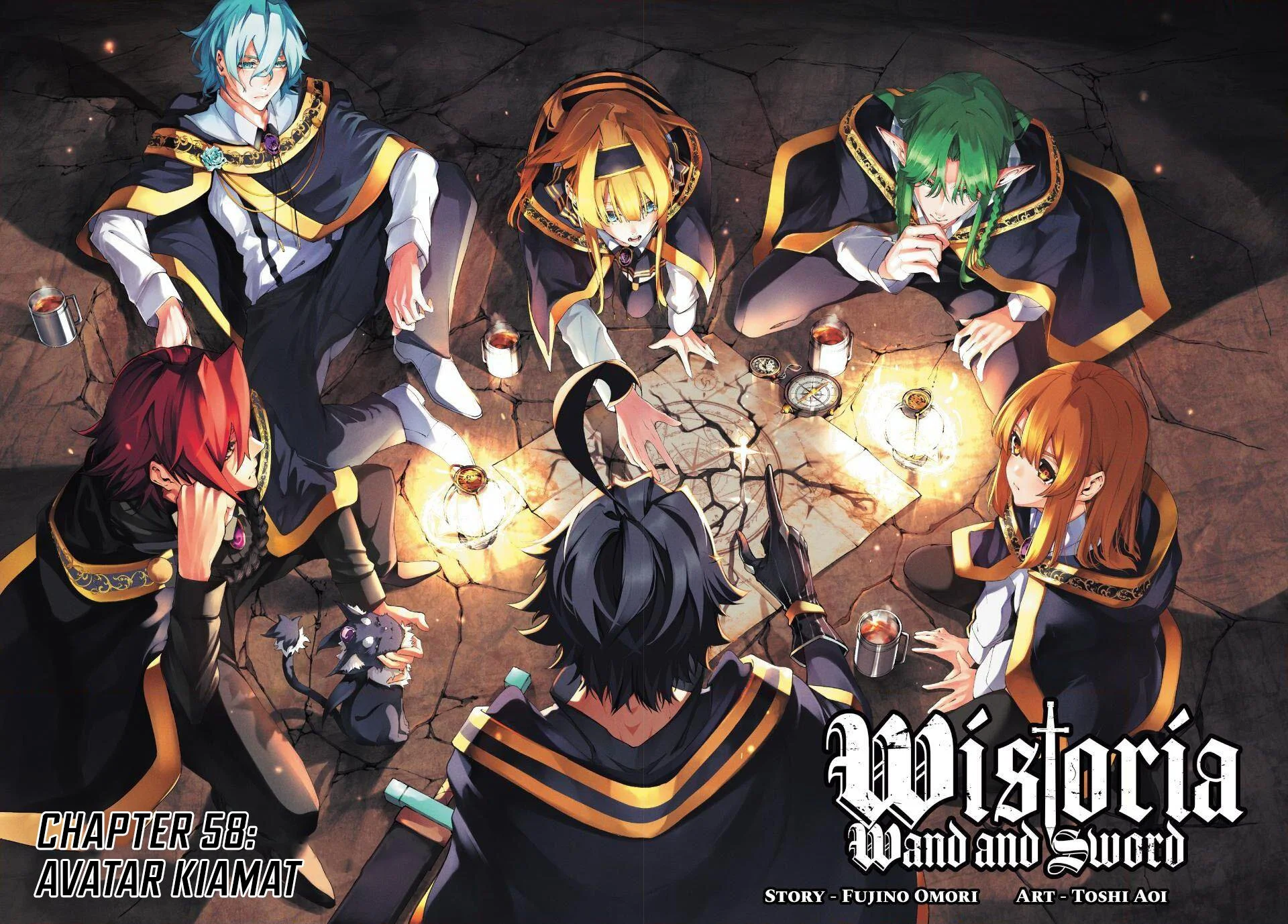 Tsue to Tsurugi no Wistoria Chapter 58 - halaman 1