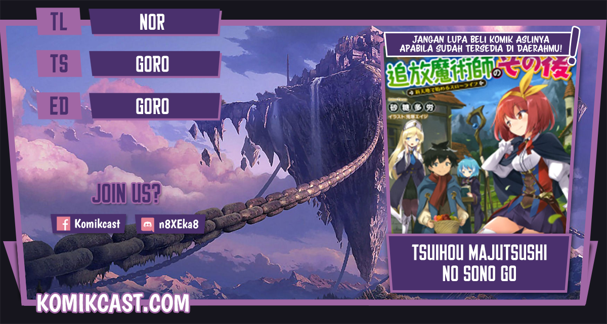 Tsuihou Majutsushi no Sonogo: Shintenchi de Hajimeru Slow Life Chapter 10 - halaman 1