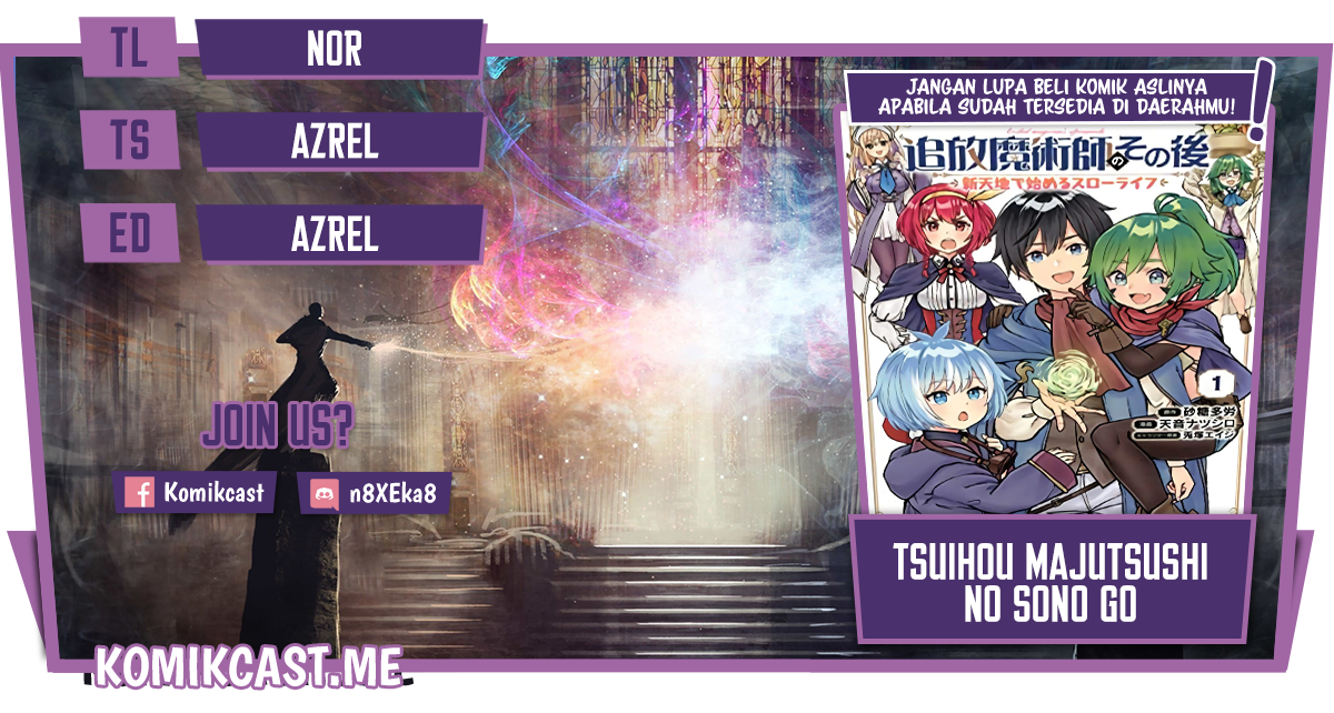 Tsuihou Majutsushi no Sonogo: Shintenchi de Hajimeru Slow Life Chapter 12 - halaman 1