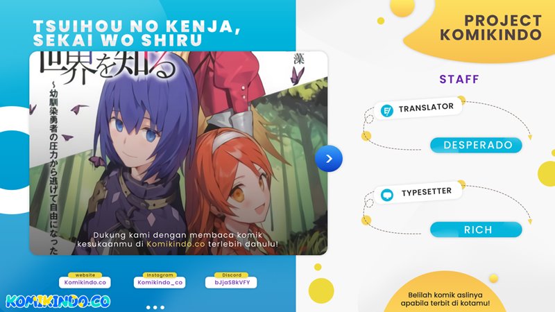 Tsuihou no Kenja, Sekai wo Shiru ~Osanajimi Yuusha no Atsuryoku kara Nigete Jiyuu ni Natta Ore Chapter 11 - halaman 1