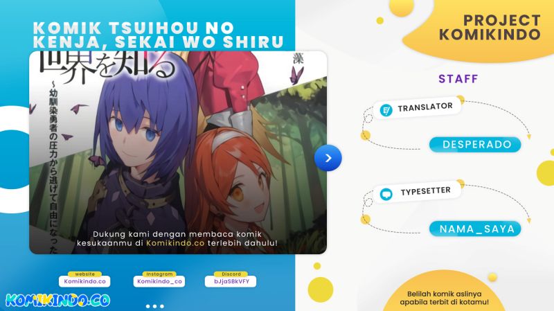Tsuihou no Kenja, Sekai wo Shiru ~Osanajimi Yuusha no Atsuryoku kara Nigete Jiyuu ni Natta Ore Chapter 24 - halaman 1