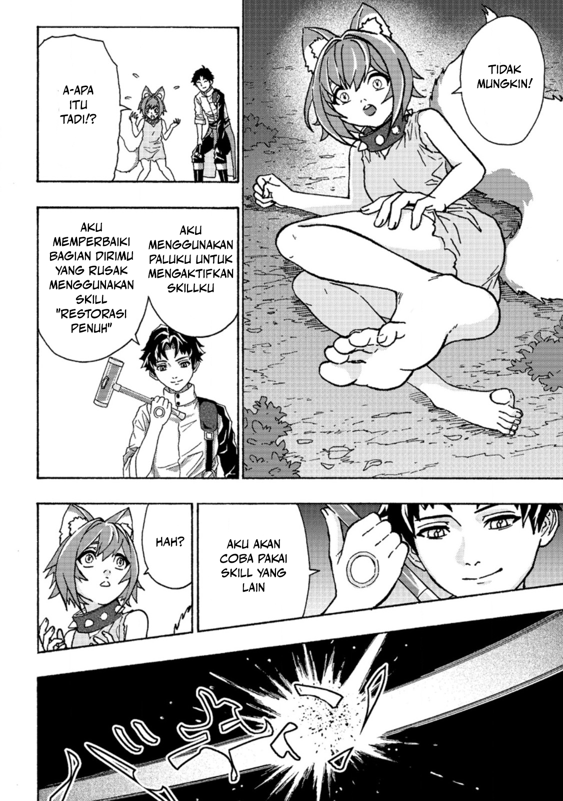 Tsuihou sareta Kajishi wa Cheat Skill de Densetsu wo Tsukurimakuru: Konyakusha ni Mise wo Oidasareta kedo, Kimama ni Mono Tsukutteirareru Ima no Hou ga Shiawase desu Chapter 2.1 - halaman 6