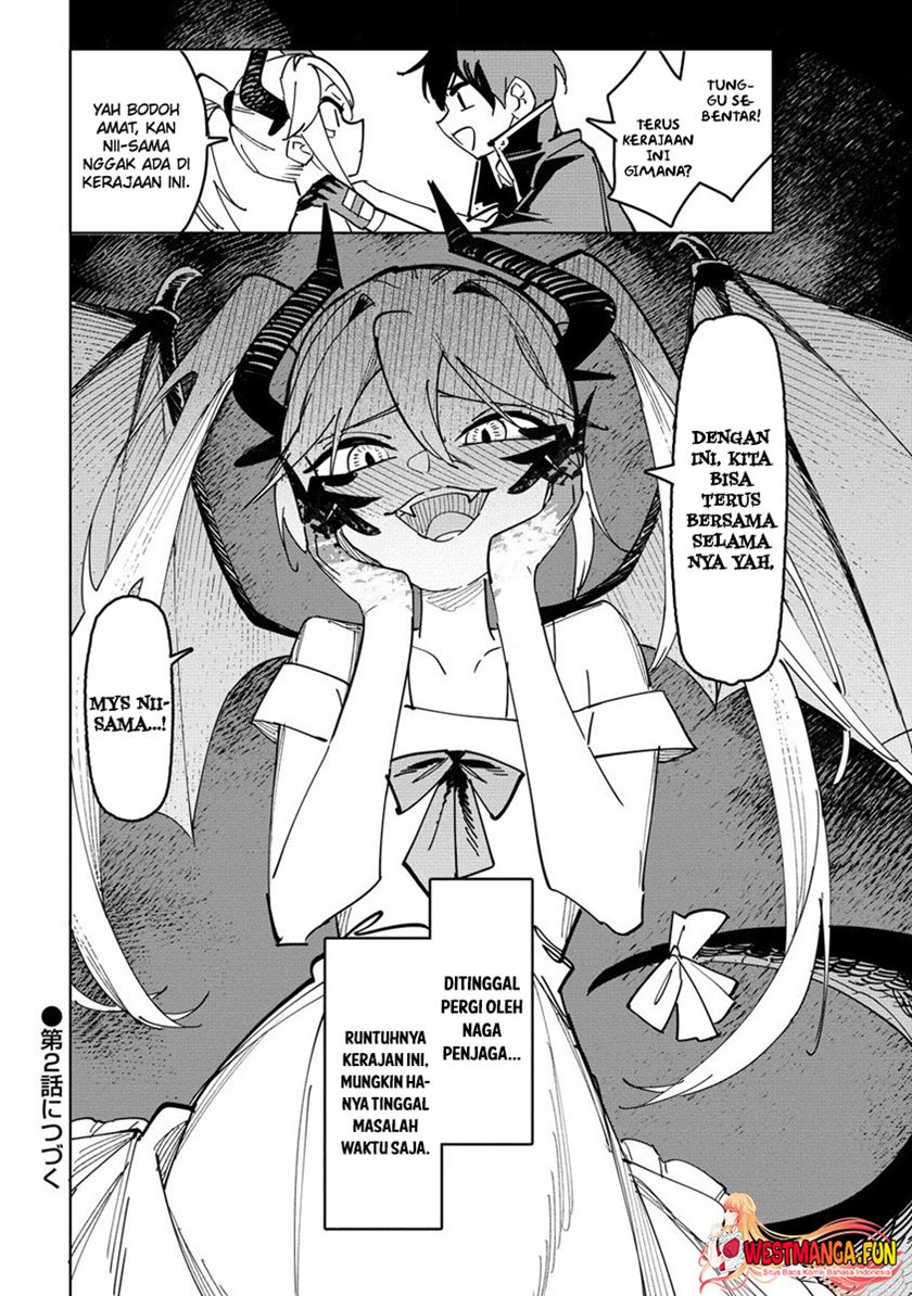 Tsuihou sareta Renkinjutsushi wa Mujikaku ni Densetsu to Naru: Yandere Imouto (Oukoku no Shugoryuu) to Issho ni Henkyou de Shiawase ni Kurashimasu! Chapter 1 - halaman 35