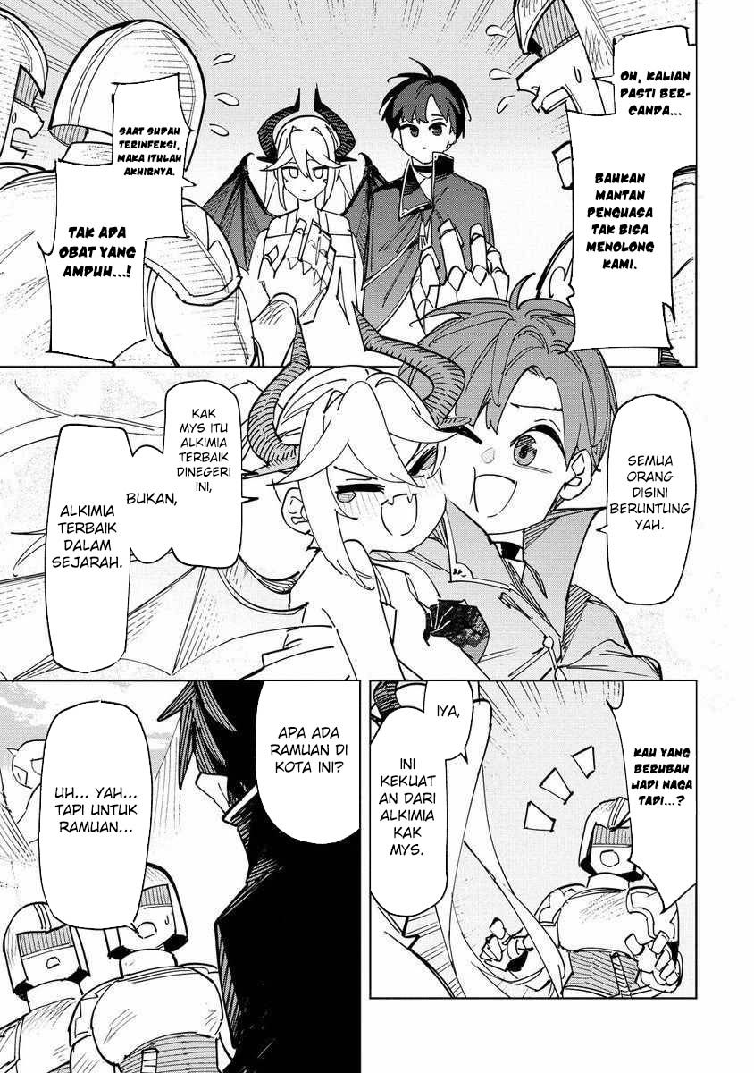 Tsuihou sareta Renkinjutsushi wa Mujikaku ni Densetsu to Naru: Yandere Imouto (Oukoku no Shugoryuu) to Issho ni Henkyou de Shiawase ni Kurashimasu! Chapter 4 - halaman 13