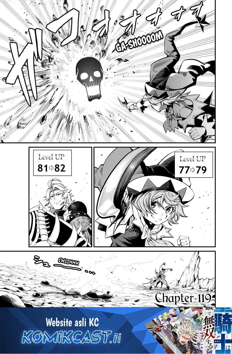 Tsuihou Sareta Tenshou Juu Kishi wa Game Chishiki de Musou Suru Chapter 119 - halaman 1