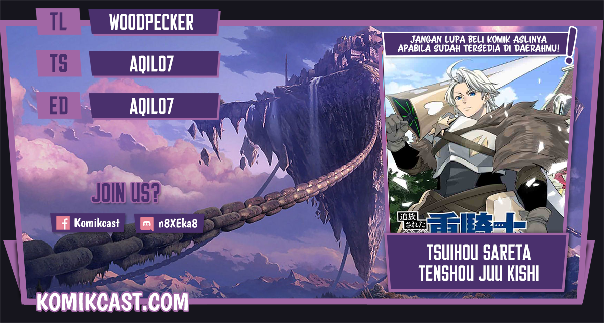Tsuihou Sareta Tenshou Juu Kishi wa Game Chishiki de Musou Suru Chapter 12 - halaman 1