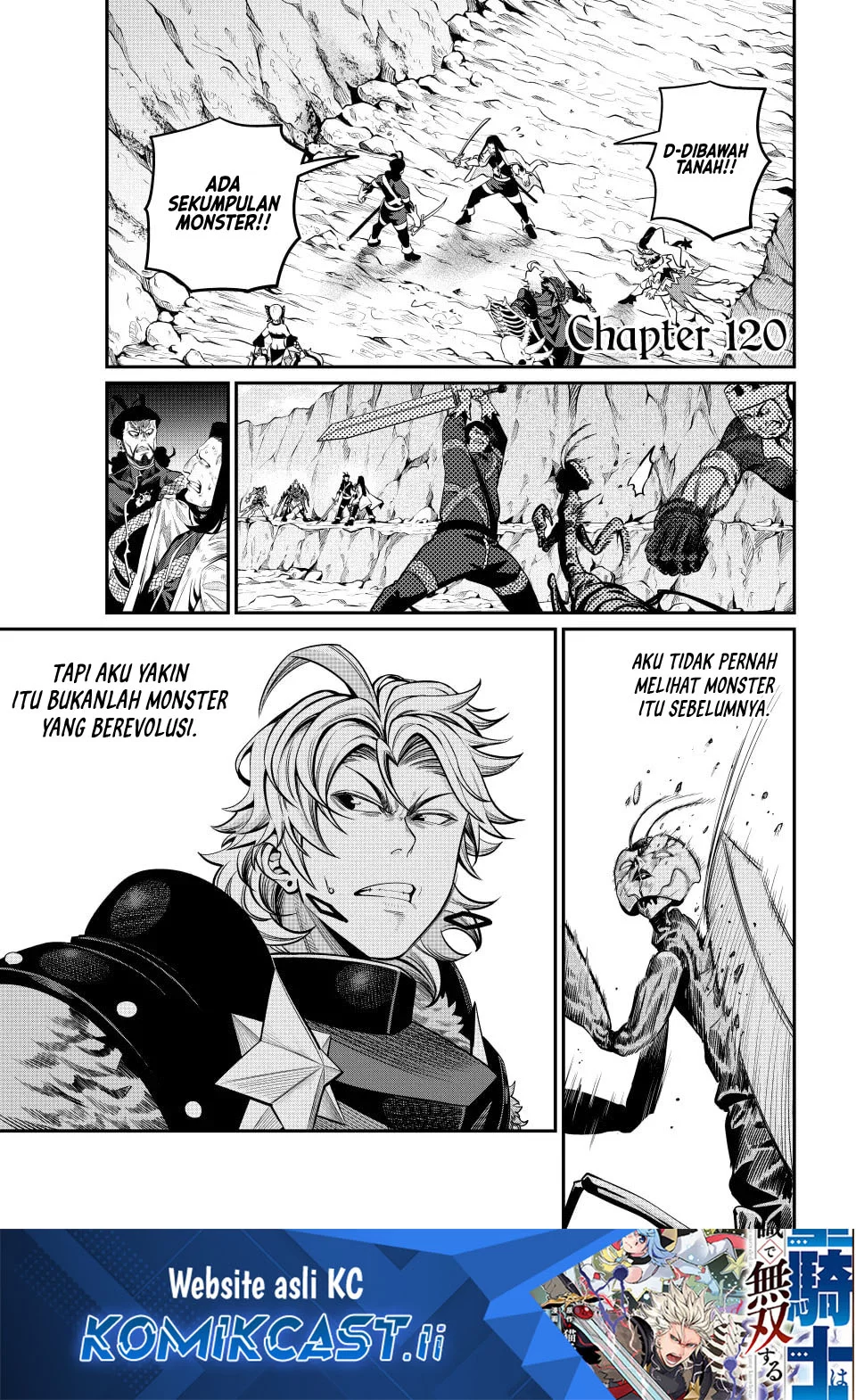 Tsuihou Sareta Tenshou Juu Kishi wa Game Chishiki de Musou Suru Chapter 120 - halaman 1