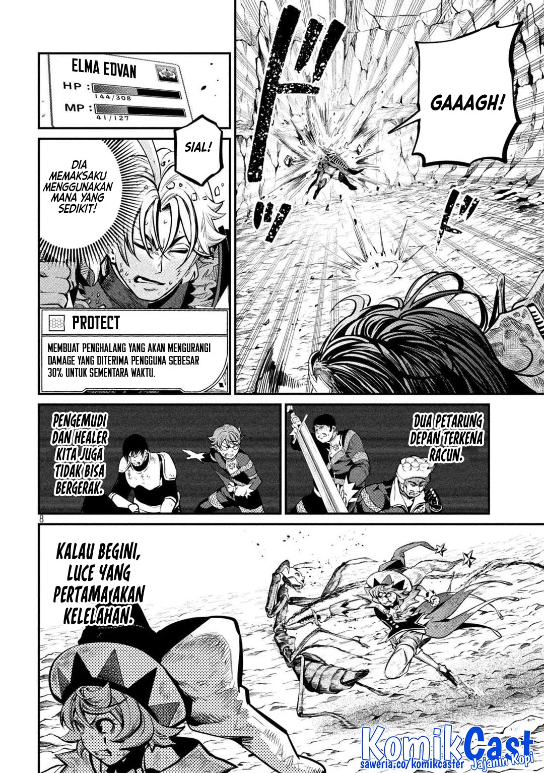 Tsuihou Sareta Tenshou Juu Kishi wa Game Chishiki de Musou Suru Chapter 122 - halaman 8