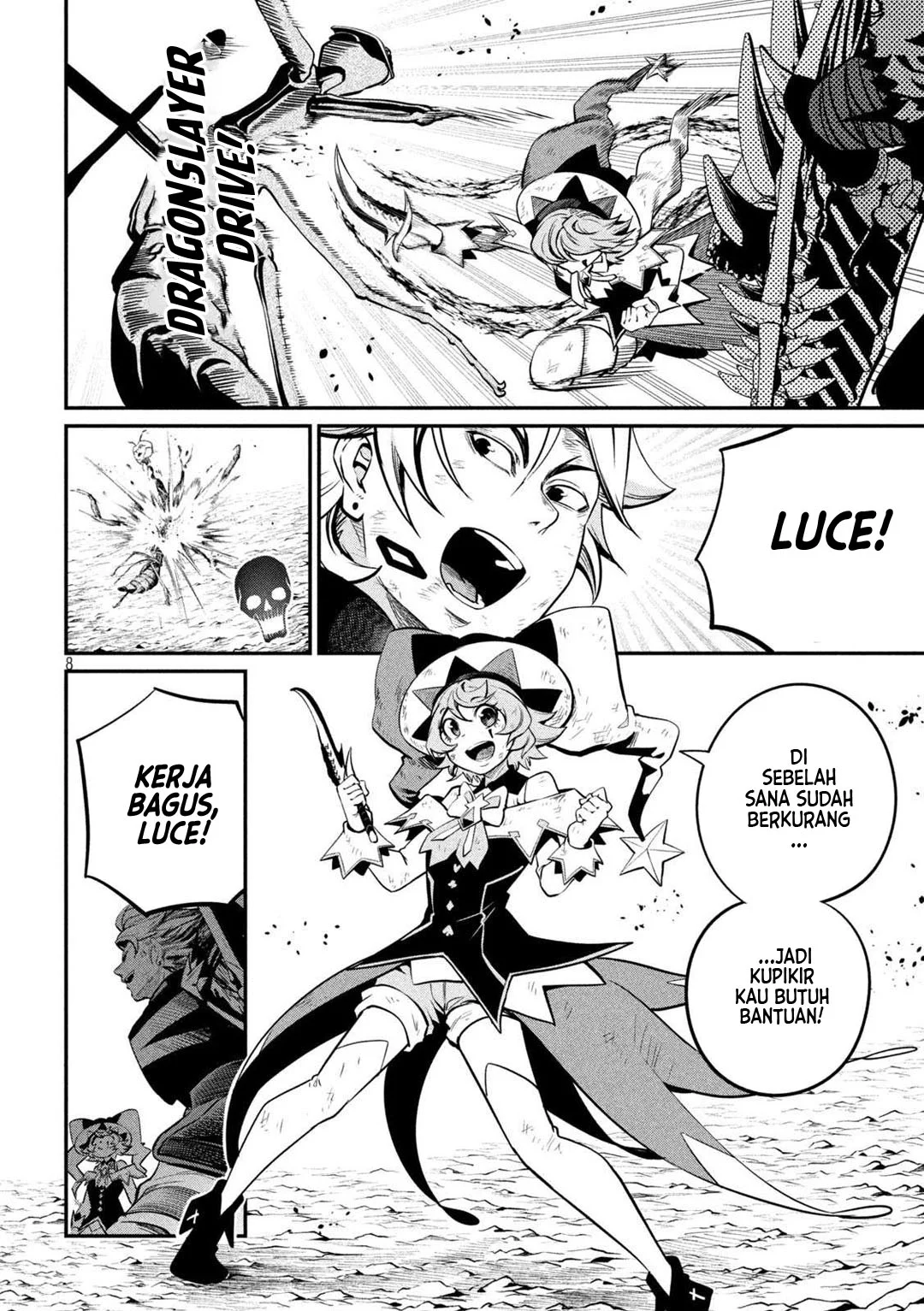 Tsuihou Sareta Tenshou Juu Kishi wa Game Chishiki de Musou Suru Chapter 124 - halaman 8