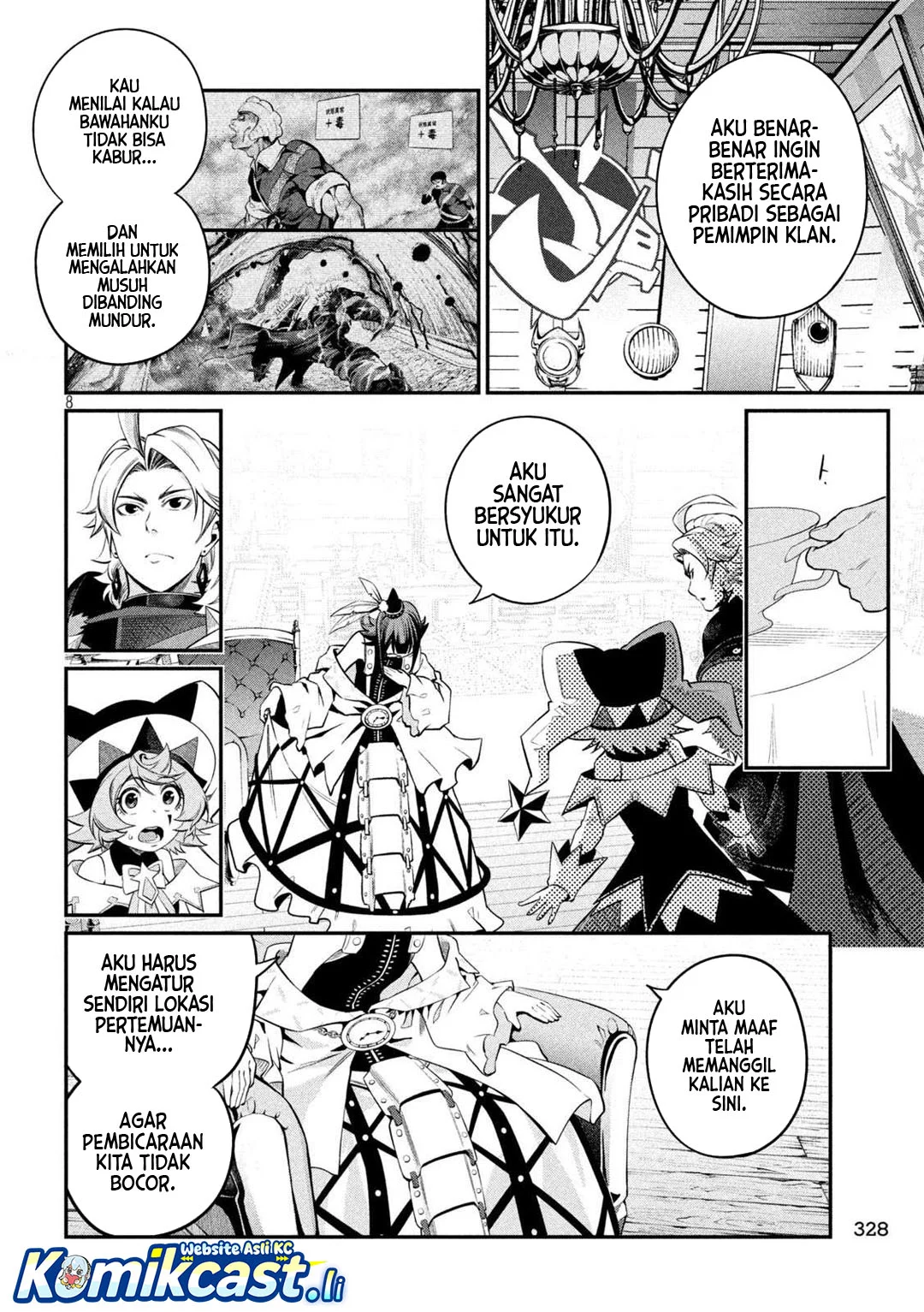 Tsuihou Sareta Tenshou Juu Kishi wa Game Chishiki de Musou Suru Chapter 127 - halaman 8