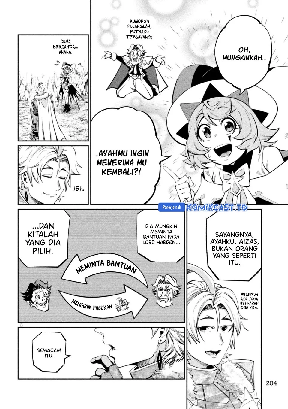Tsuihou Sareta Tenshou Juu Kishi wa Game Chishiki de Musou Suru Chapter 169 - halaman 8