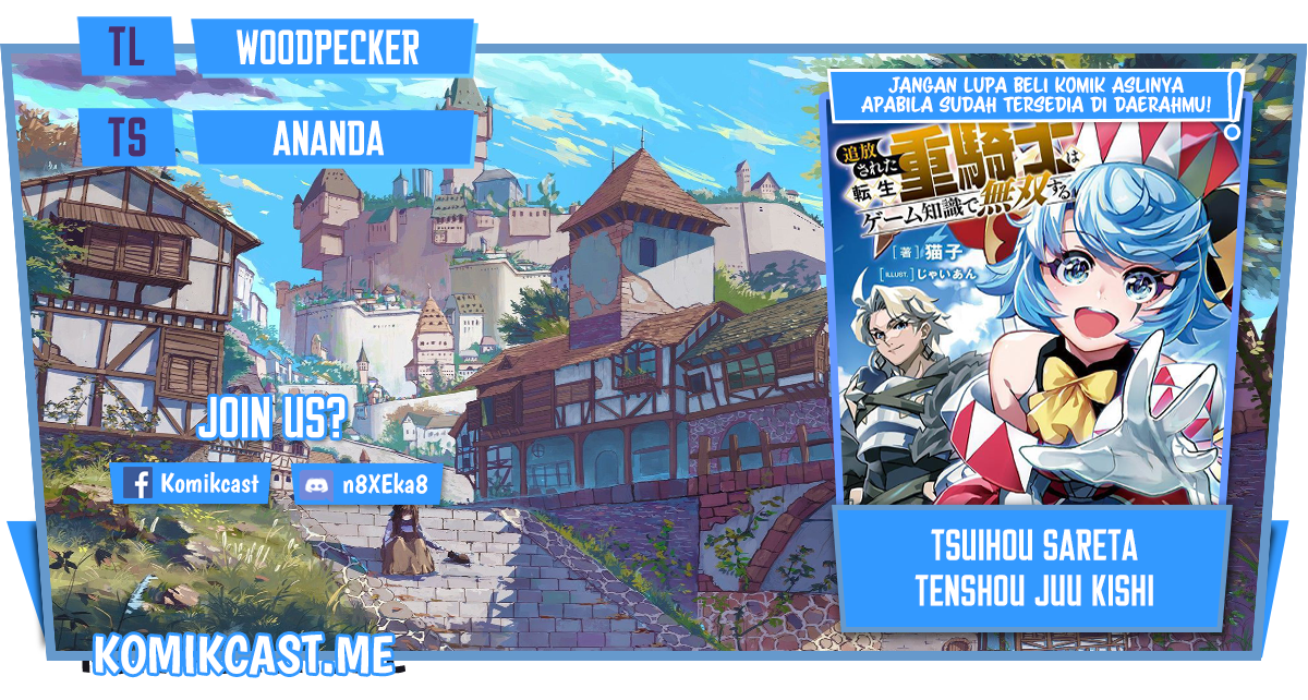 Tsuihou Sareta Tenshou Juu Kishi wa Game Chishiki de Musou Suru Chapter 21 - halaman 1