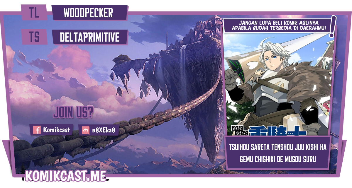 Tsuihou Sareta Tenshou Juu Kishi wa Game Chishiki de Musou Suru Chapter 22 - halaman 1
