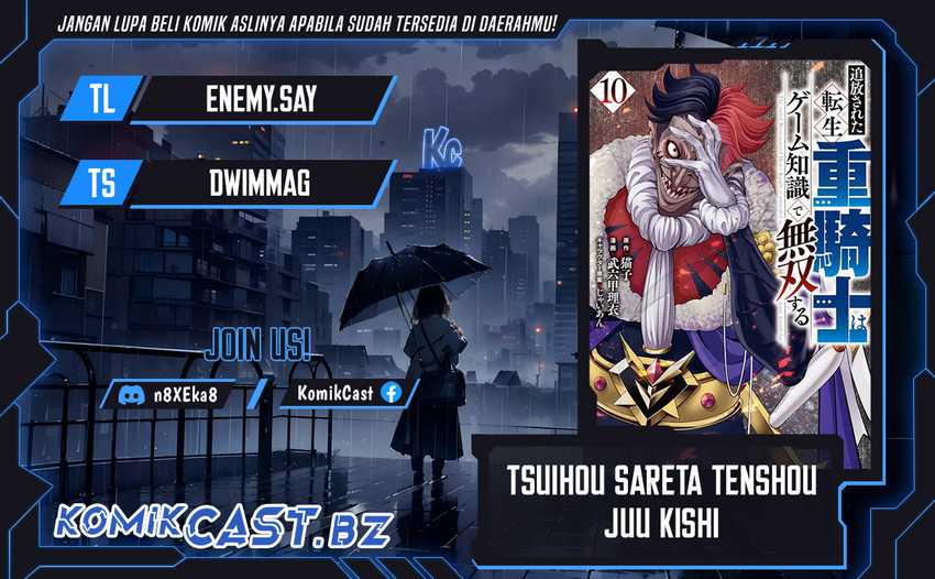 Tsuihou Sareta Tenshou Juu Kishi wa Game Chishiki de Musou Suru Chapter 89 - halaman 1