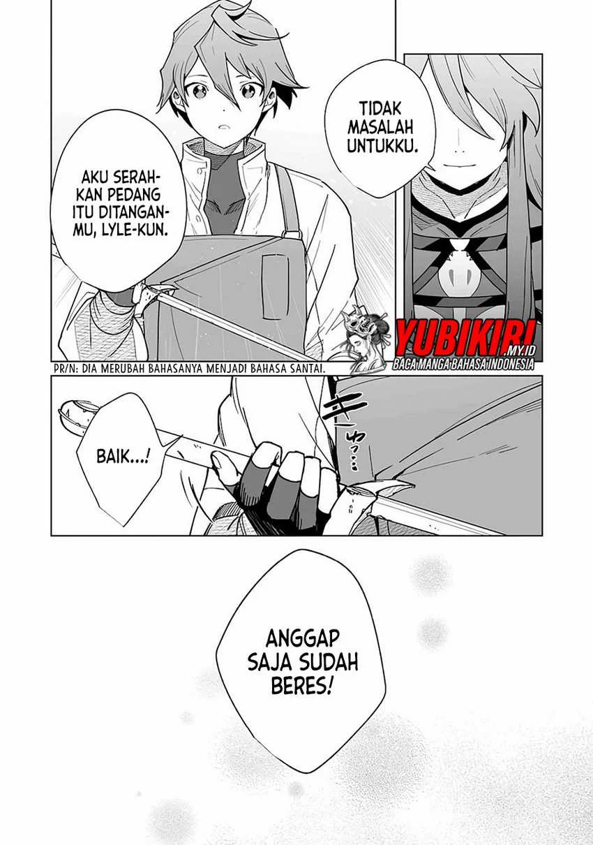 Tsuihousareta Moto Zatsuyou-gakari, Kikakugai no Gijutsu de “Saikou no Shuuzenshi” to Yobareru You ni narimashita Chapter 1.1 - halaman 14