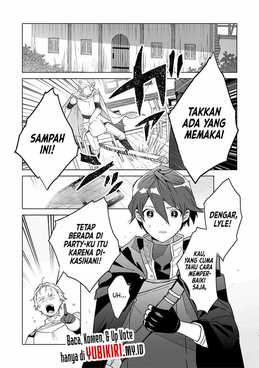 Tsuihousareta Moto Zatsuyou-gakari, Kikakugai no Gijutsu de “Saikou no Shuuzenshi” to Yobareru You ni narimashita Chapter 1.1 - halaman 4