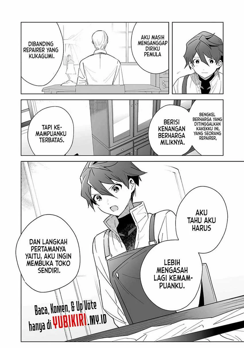 Tsuihousareta Moto Zatsuyou-gakari, Kikakugai no Gijutsu de “Saikou no Shuuzenshi” to Yobareru You ni narimashita Chapter 1.2 - halaman 11