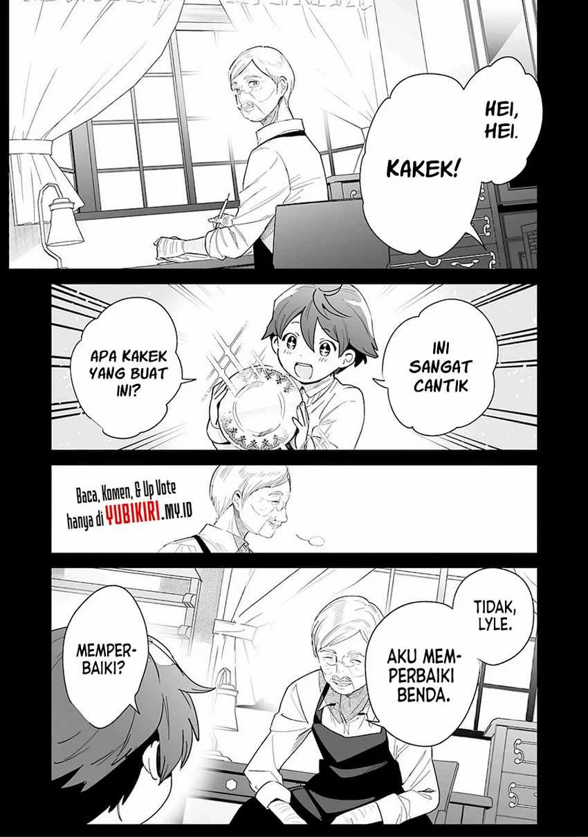 Tsuihousareta Moto Zatsuyou-gakari, Kikakugai no Gijutsu de “Saikou no Shuuzenshi” to Yobareru You ni narimashita Chapter 1.2 - halaman 3