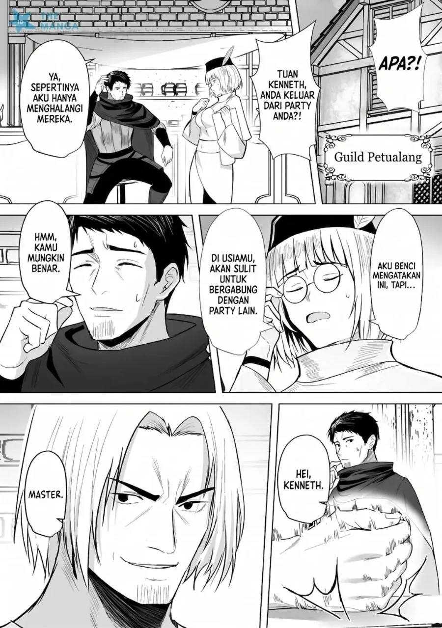 Tsuihousareta Ossan, Himatsubushi ni Kamigami wo Koeru ~Kami no Kago wo Nakama no Shoujotachi ni Yuzutteitara Saikyou Party ga Bakutan Shita Ken~ Chapter 1 - halaman 10