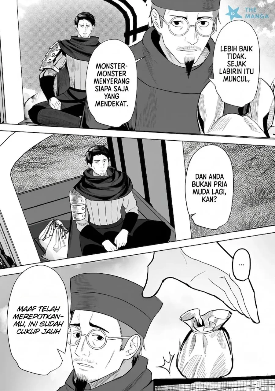 Tsuihousareta Ossan, Himatsubushi ni Kamigami wo Koeru ~Kami no Kago wo Nakama no Shoujotachi ni Yuzutteitara Saikyou Party ga Bakutan Shita Ken~ Chapter 1 - halaman 16