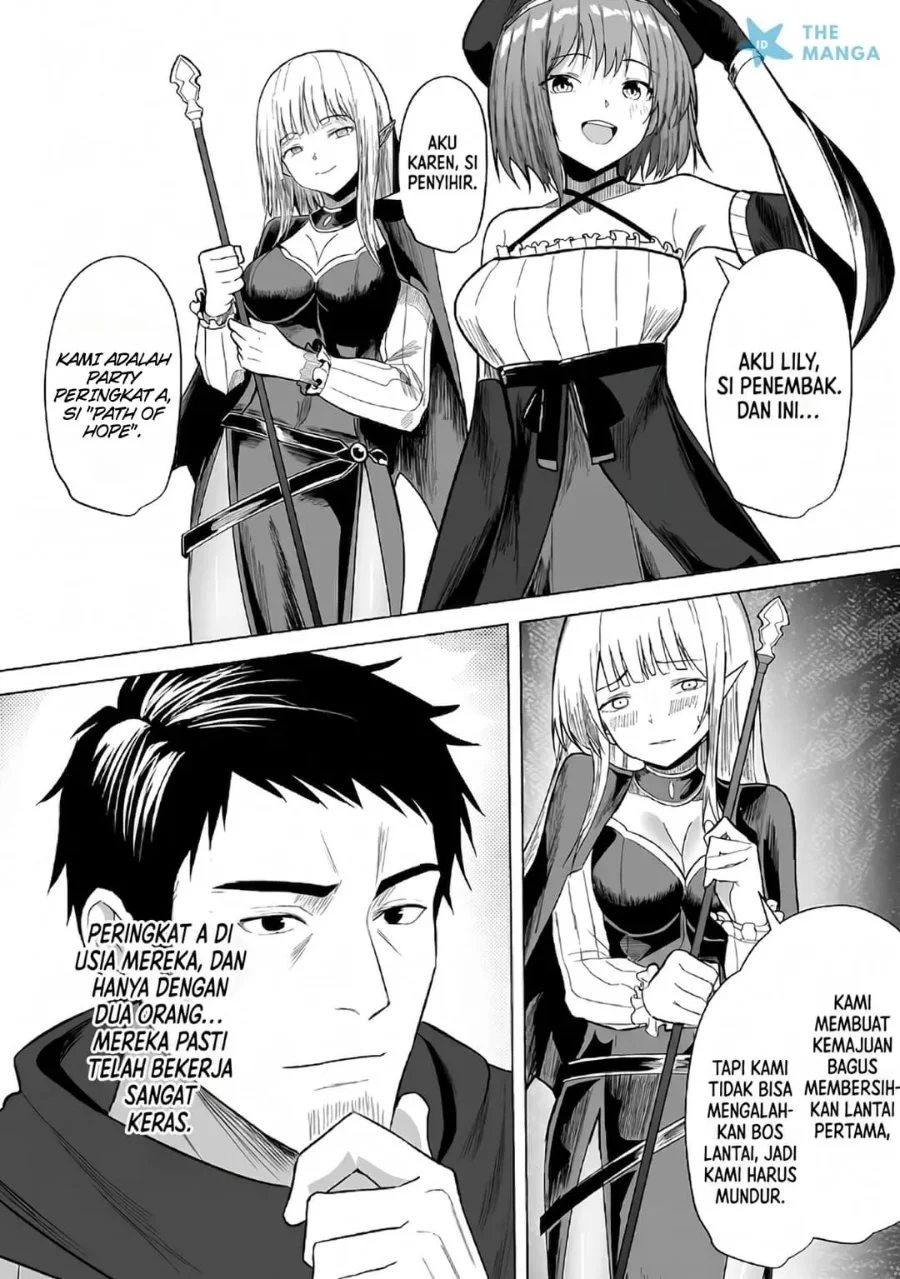 Tsuihousareta Ossan, Himatsubushi ni Kamigami wo Koeru ~Kami no Kago wo Nakama no Shoujotachi ni Yuzutteitara Saikyou Party ga Bakutan Shita Ken~ Chapter 1 - halaman 24