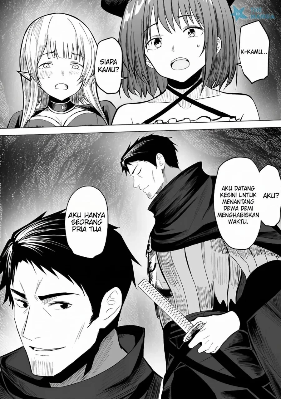 Tsuihousareta Ossan, Himatsubushi ni Kamigami wo Koeru ~Kami no Kago wo Nakama no Shoujotachi ni Yuzutteitara Saikyou Party ga Bakutan Shita Ken~ Chapter 1 - halaman 31