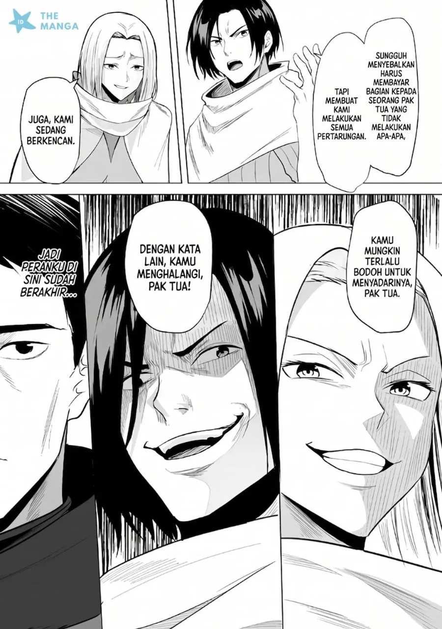 Tsuihousareta Ossan, Himatsubushi ni Kamigami wo Koeru ~Kami no Kago wo Nakama no Shoujotachi ni Yuzutteitara Saikyou Party ga Bakutan Shita Ken~ Chapter 1 - halaman 8