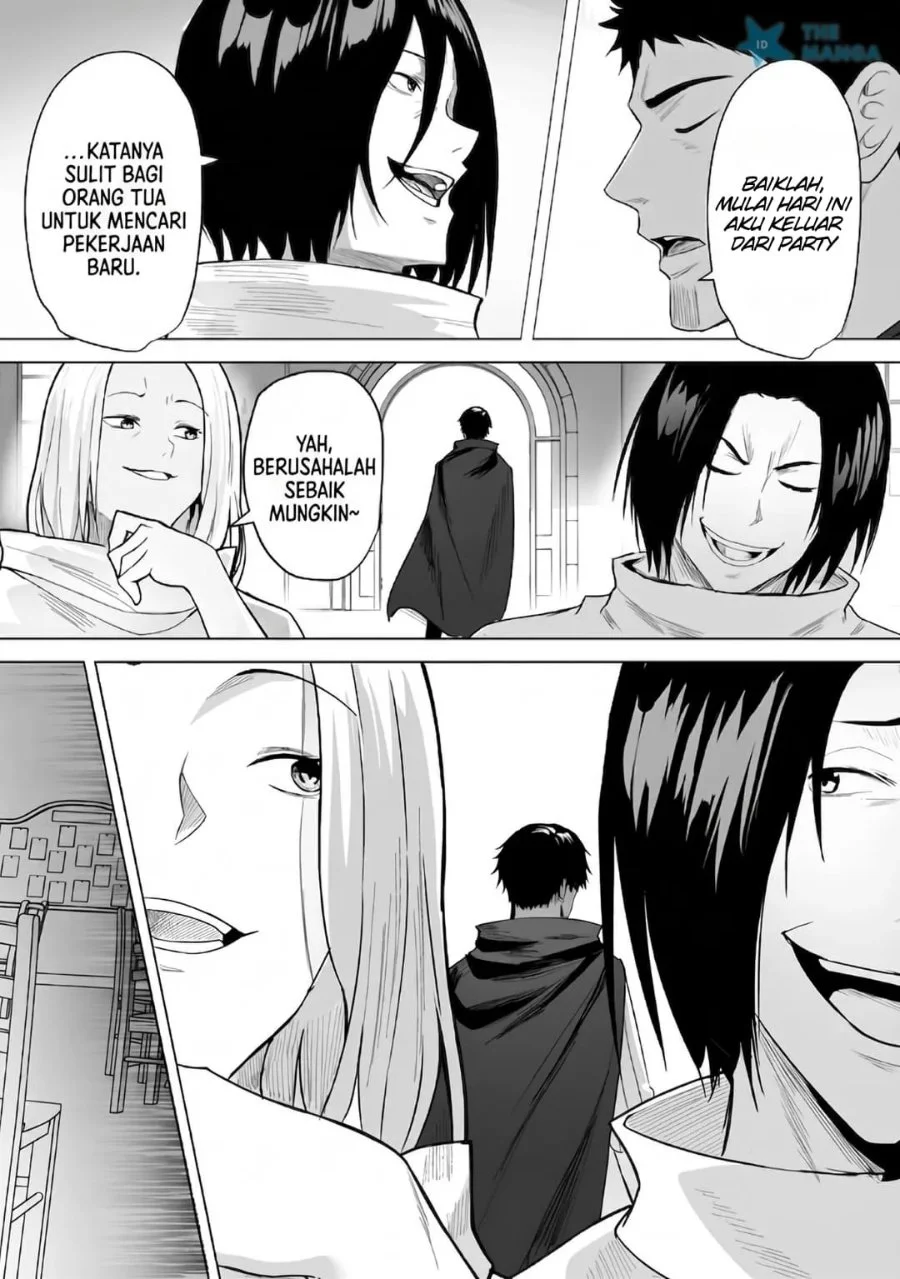 Tsuihousareta Ossan, Himatsubushi ni Kamigami wo Koeru ~Kami no Kago wo Nakama no Shoujotachi ni Yuzutteitara Saikyou Party ga Bakutan Shita Ken~ Chapter 1 - halaman 9