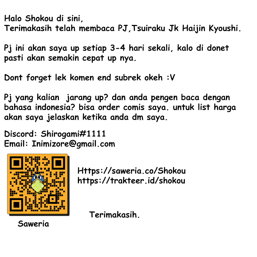 Tsuiraku JK to Haijin Kyoushi Chapter 14 - halaman 26