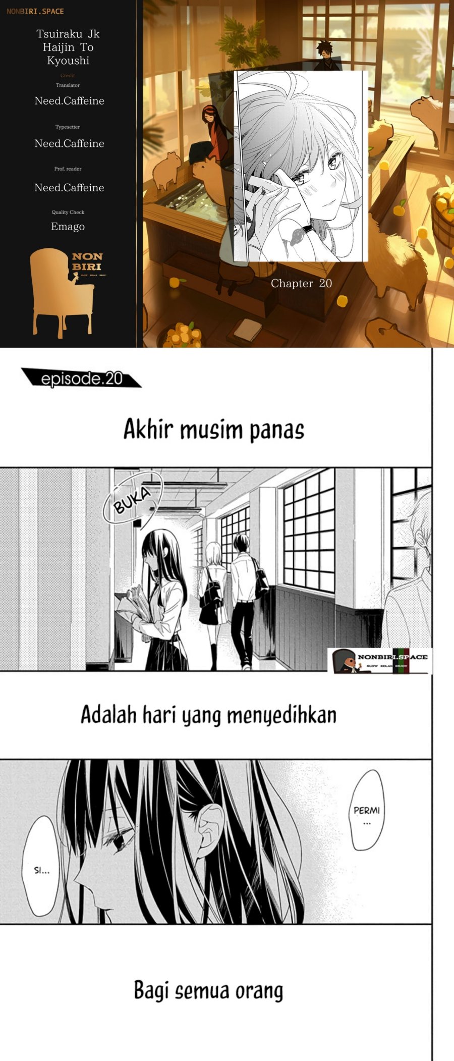 Tsuiraku JK to Haijin Kyoushi Chapter 20 - halaman 1